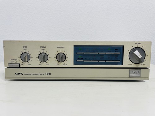 Aiwa c80 stereo preamplifier - c80,